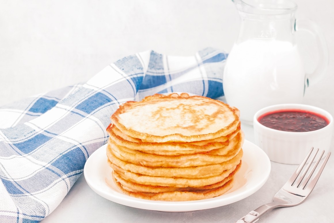 Pfannkuchen mit Quark