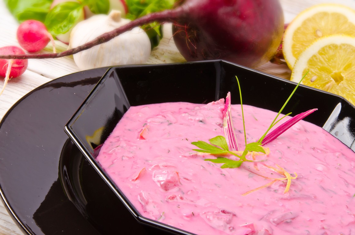 Kalte Rote Bete-Suppe