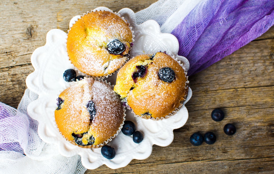 Blaubeermuffins