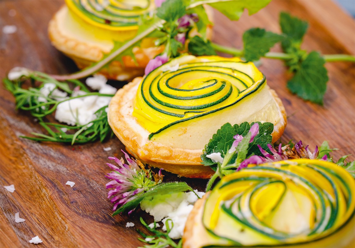 Zucchinitartelettes