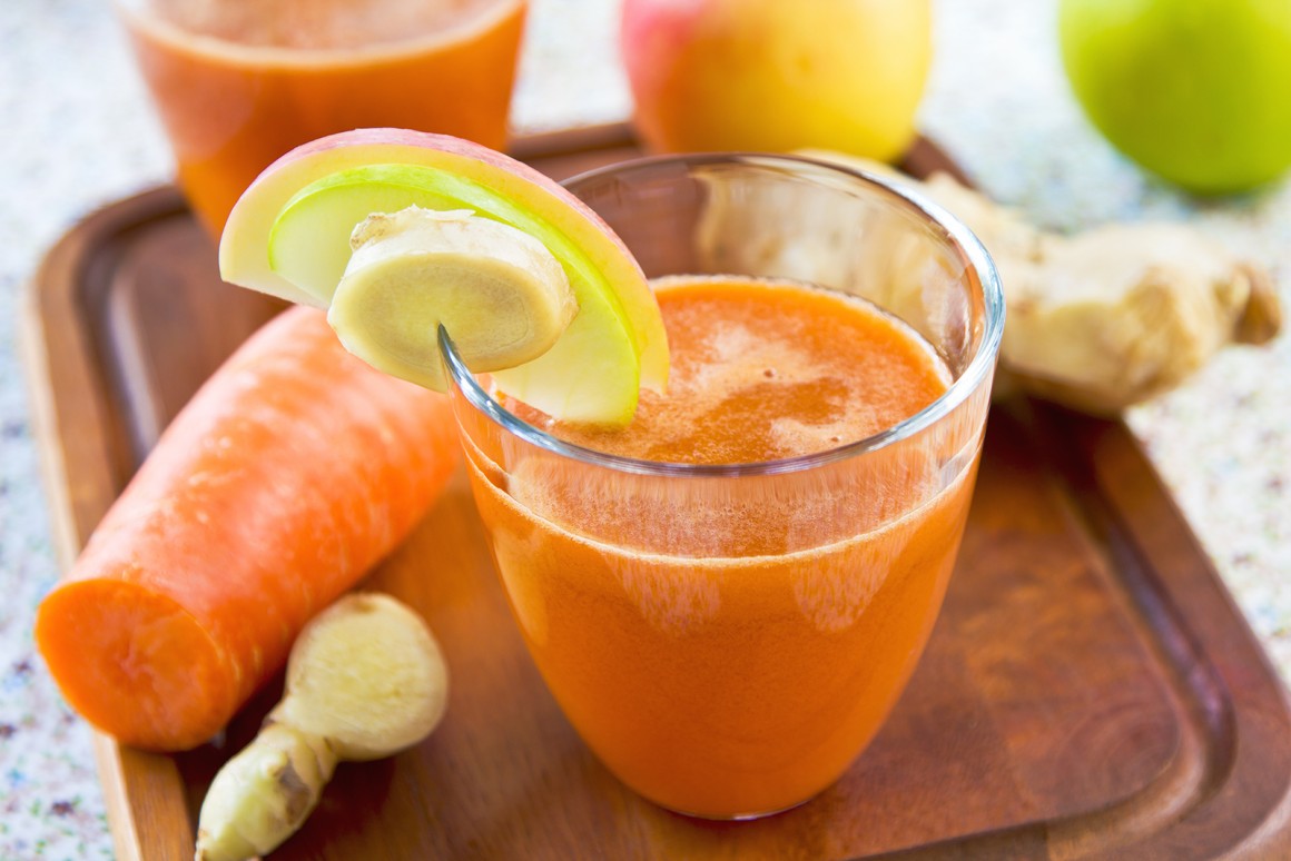 Möhren-Ingwer-Smoothie mit Apfel