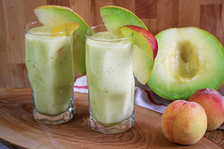Pfirsich-Melonen Mix