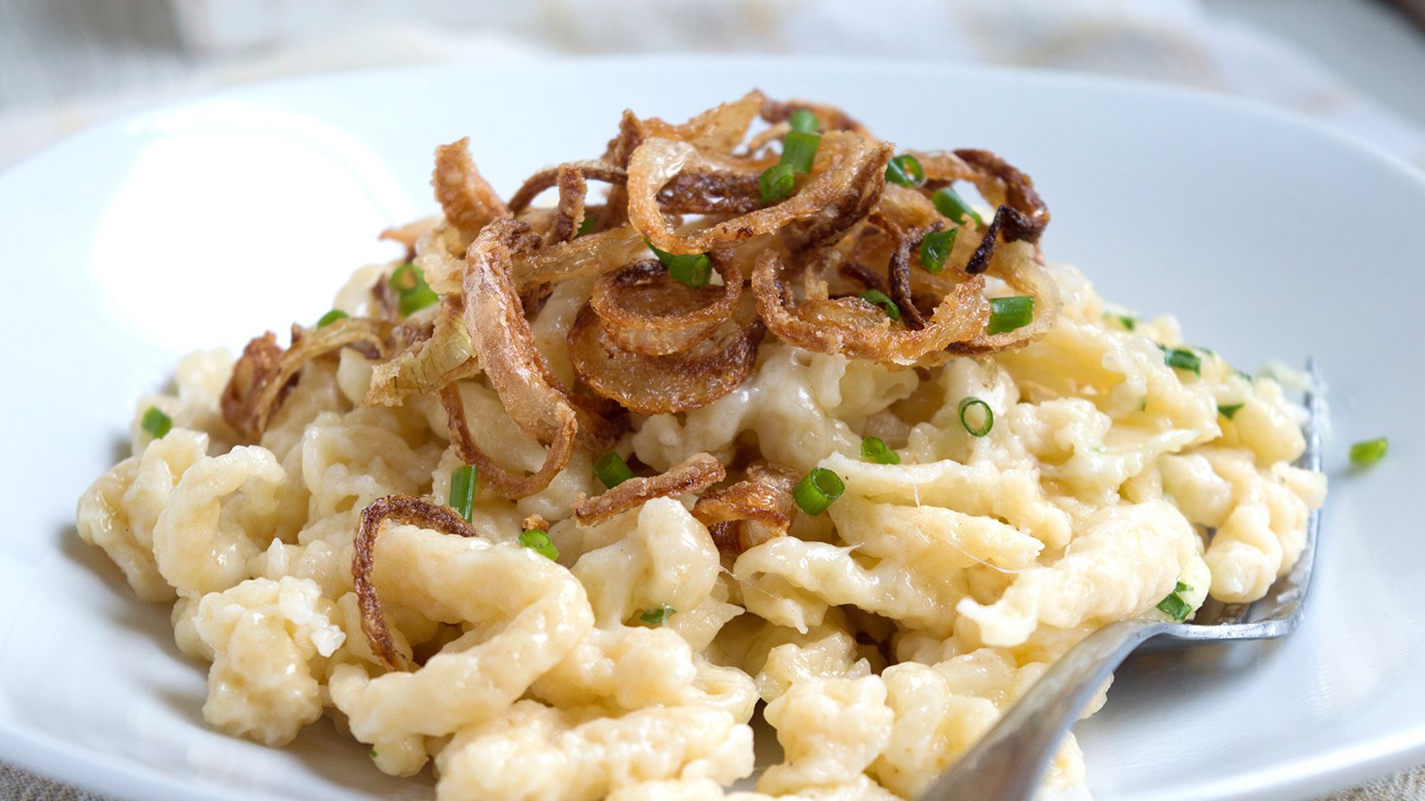 Käsespätzle ohne Sahne - Rezept