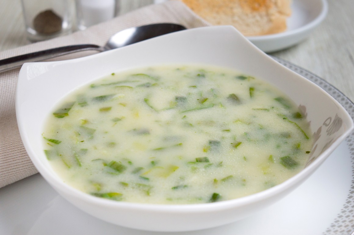 Lauchcremesuppe - Rezept