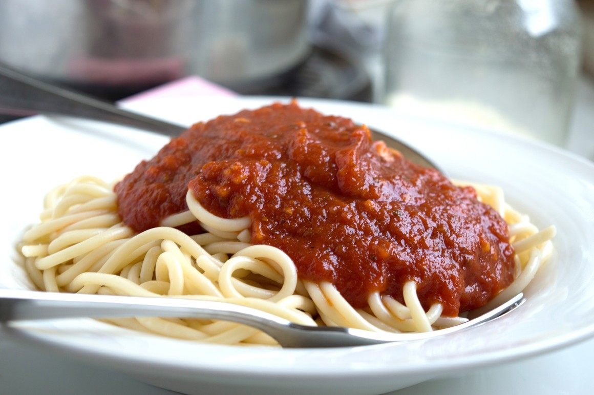 Schnelle vegane Tomatensoße