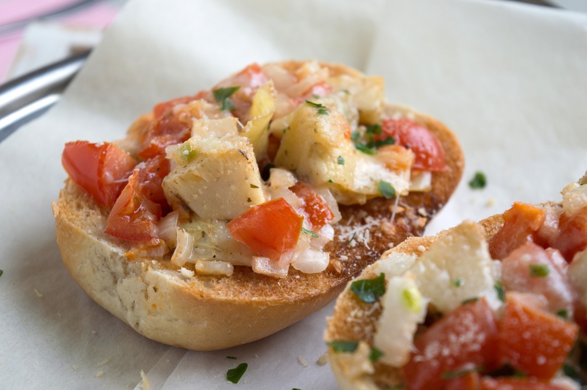 Artischocken-Bruschetta