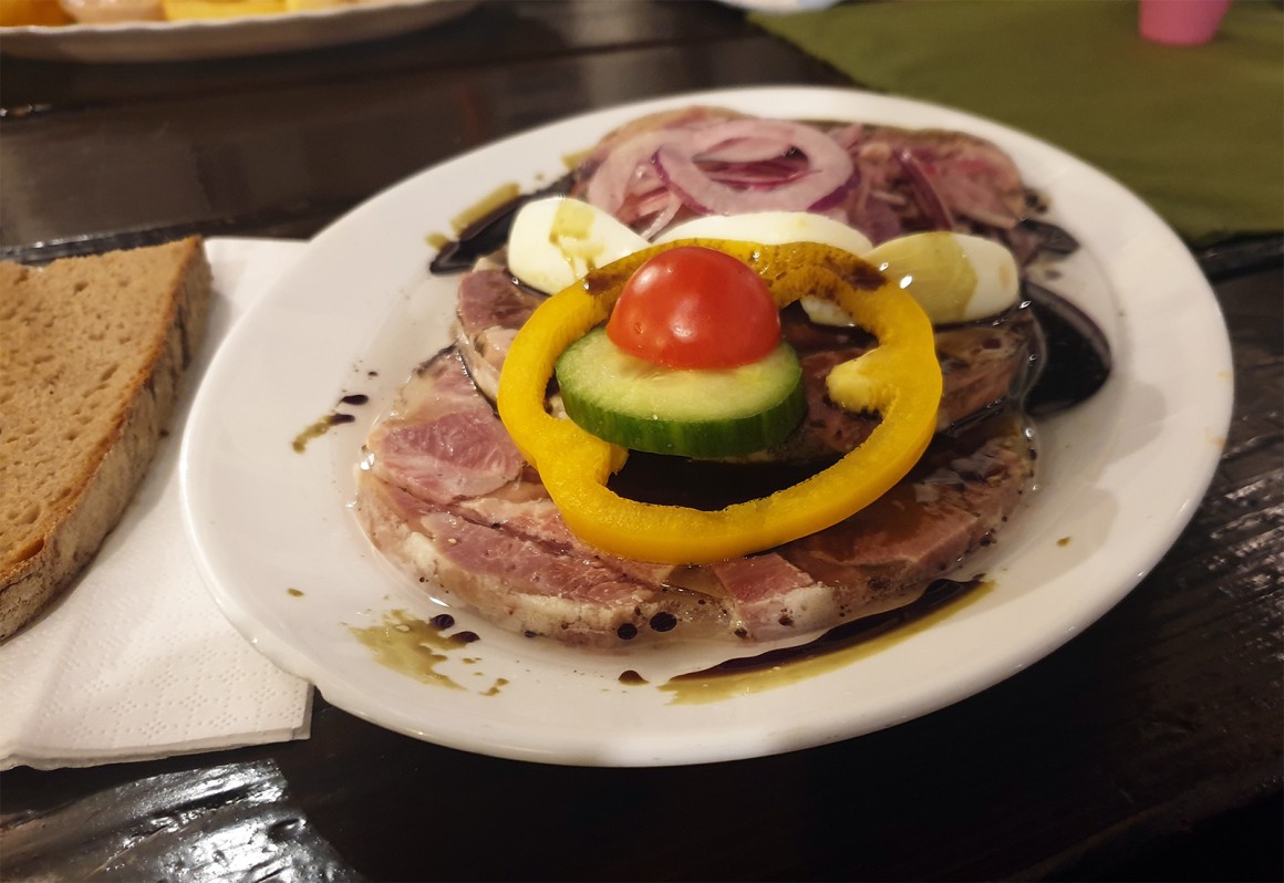 Saure Presswurst