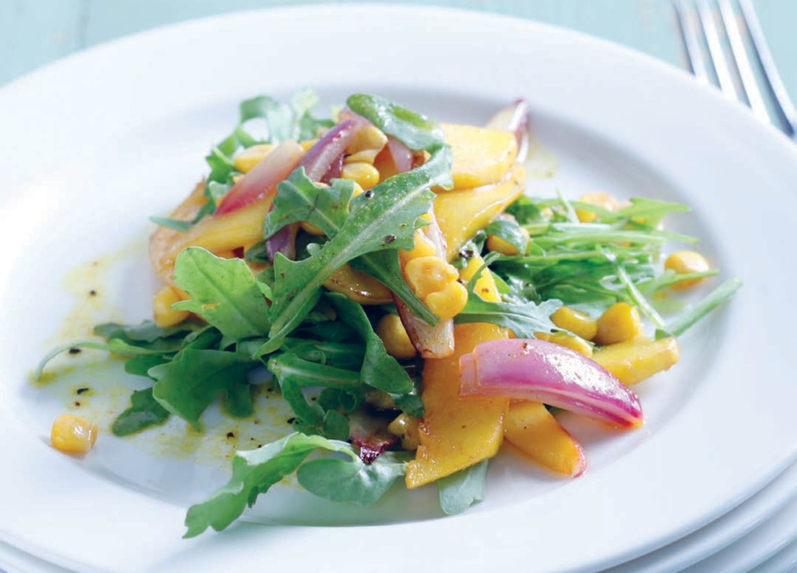 Sommerlicher Maissalat mit Mango - Rezept
