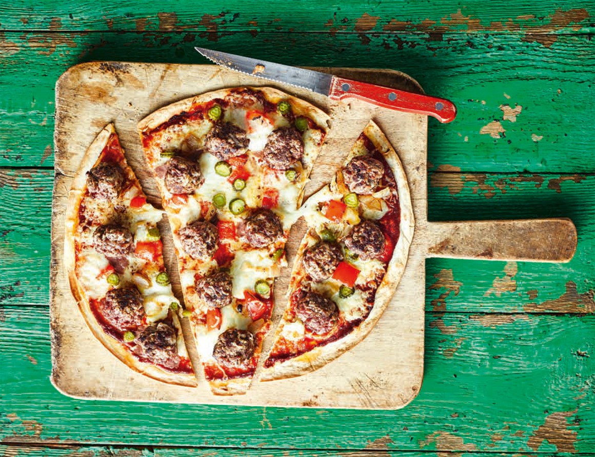 Cheeseburger-Pizza