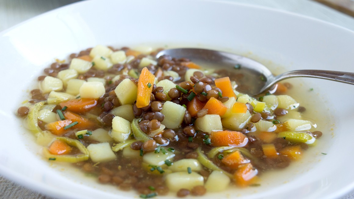 Vegane Linsensuppe