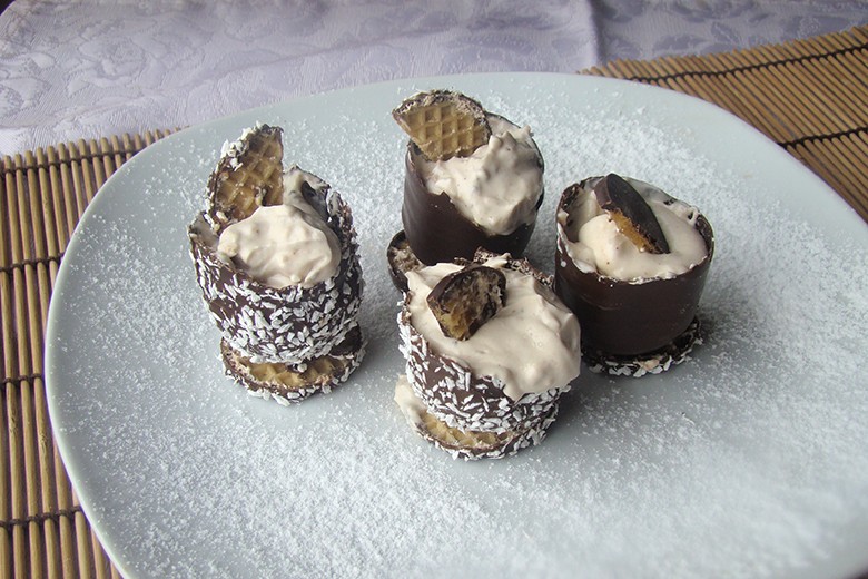 Schnelle Schokokuss-Speise