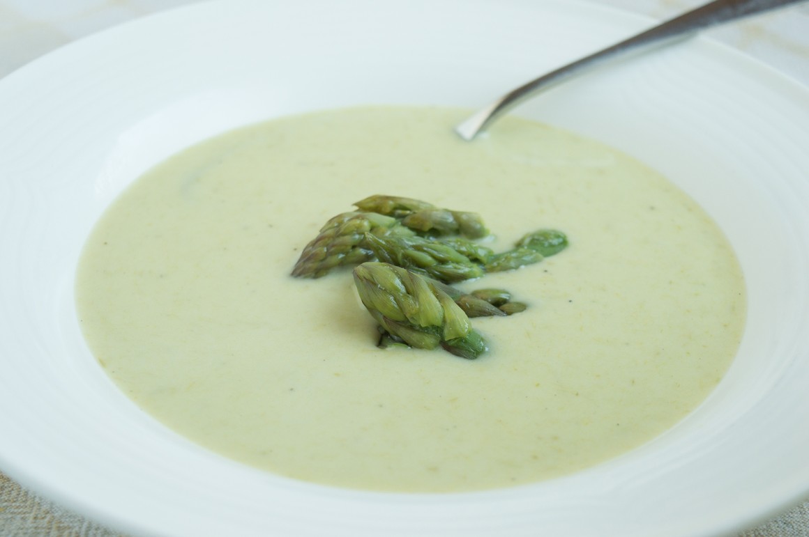 Grüne Spargelsuppe - Rezept