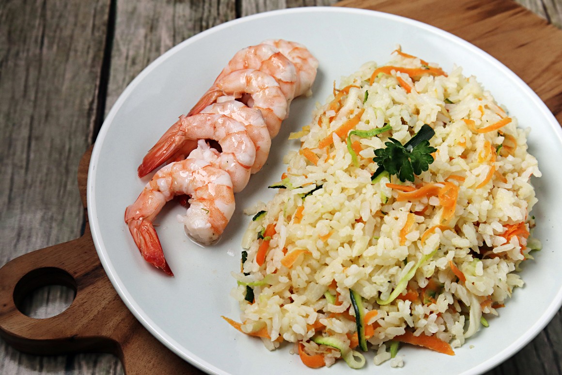 Risotto mit Garnelen