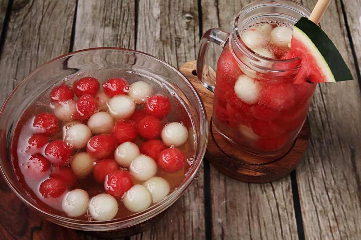 Melonen-Bowle