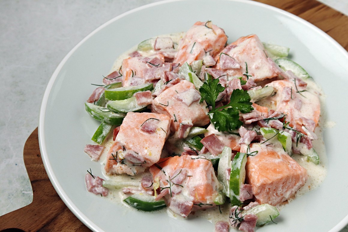 Lachsragout