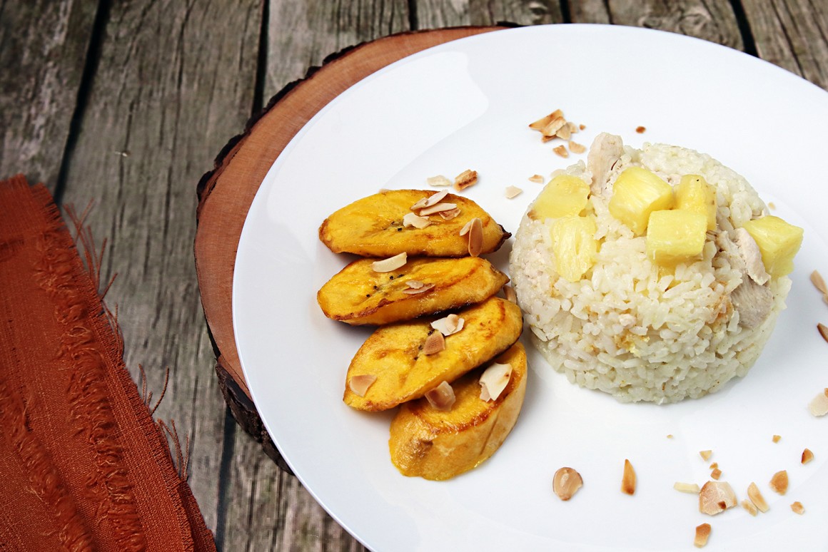 Curryreis mit Früchten