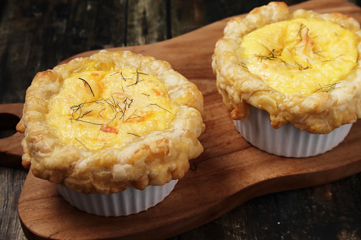 Lachsquiche - Rezept