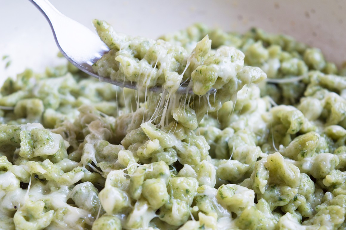 Bärlauch Käsespätzle