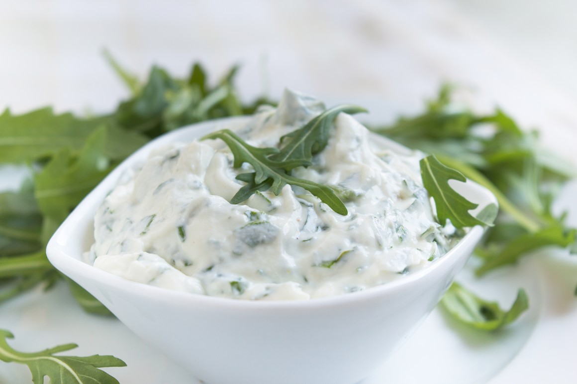 Cremeaufstrich mit Rucola