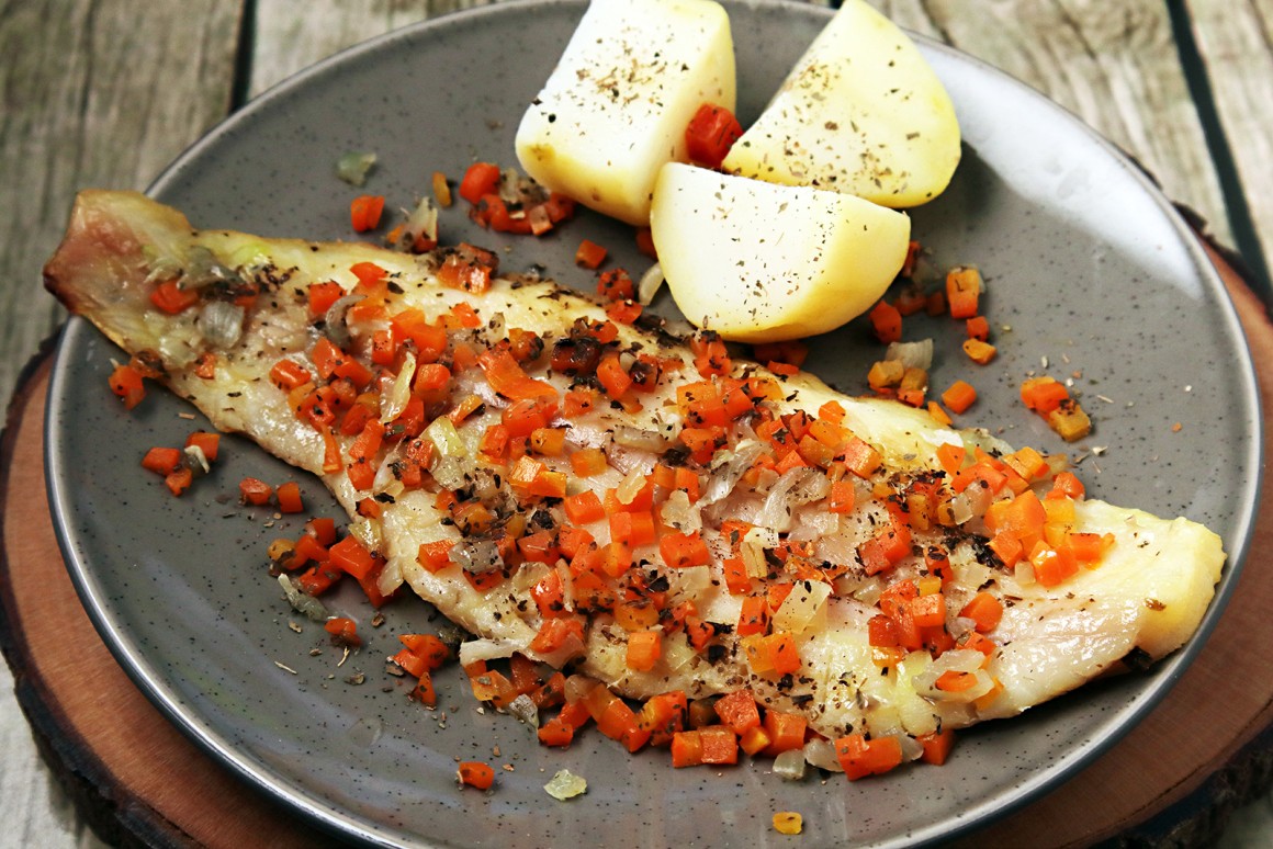 Fisch in Weißweinsauce