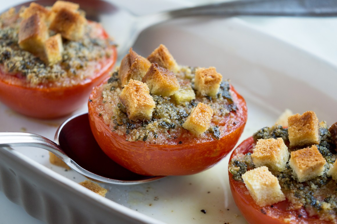 Überbackene Tomaten - Rezept