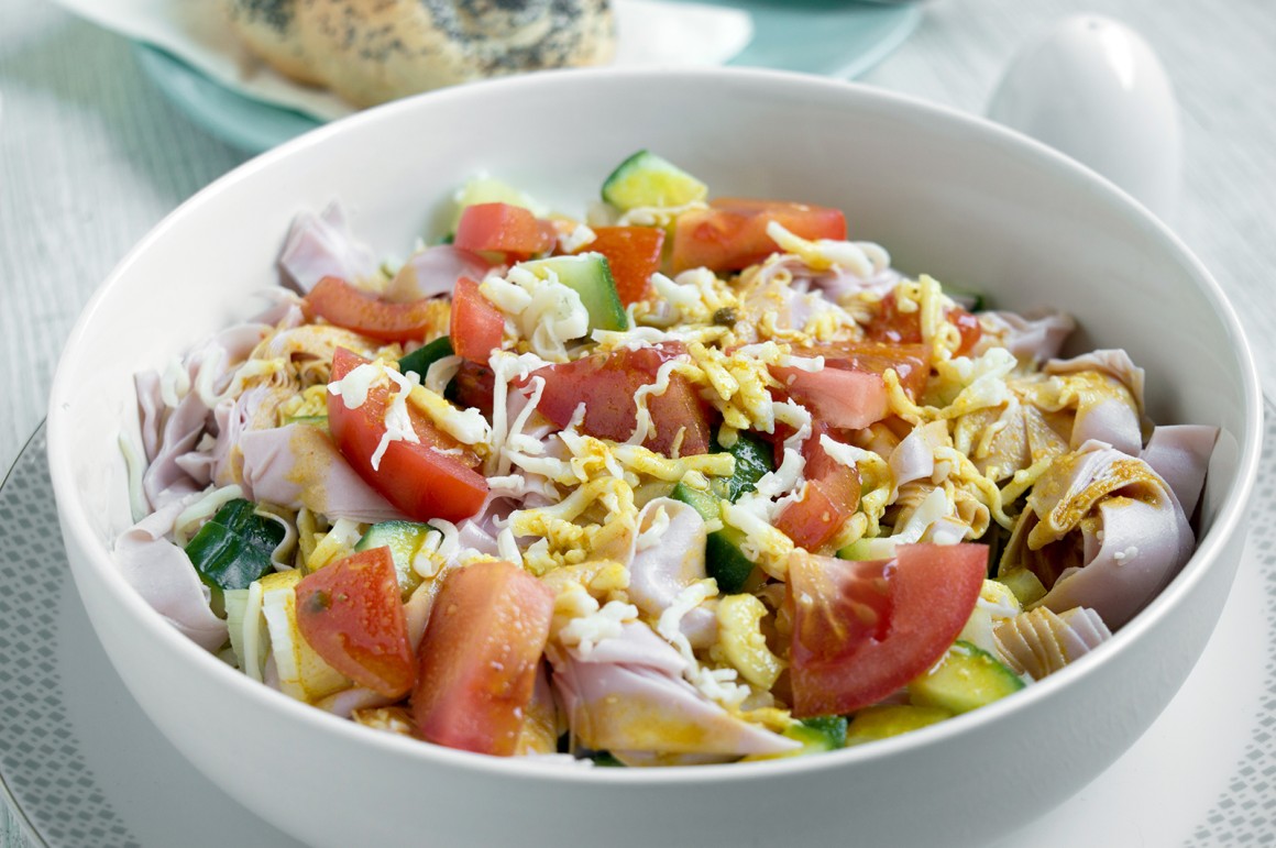Würziger Käsesalat