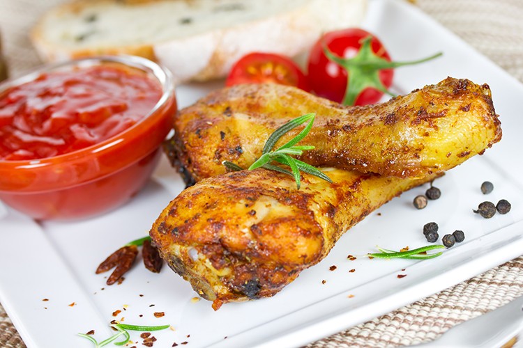 Hähnchenkeulen vom Grill