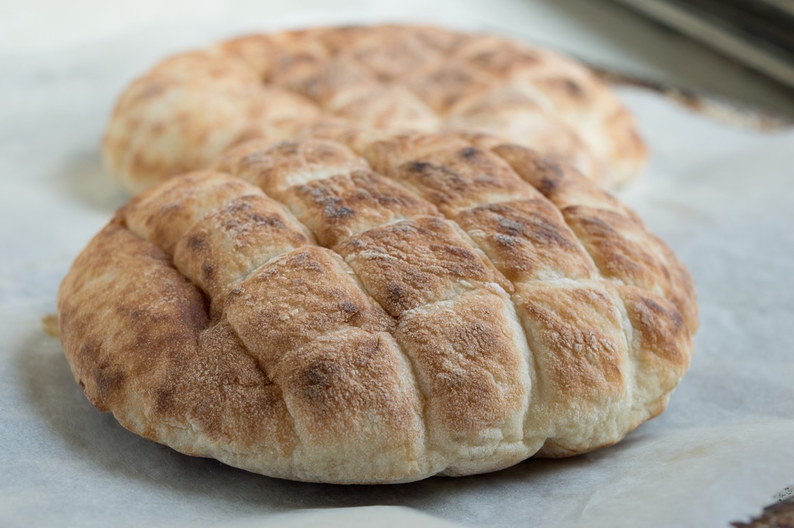 Fladenbrot aus Kichererbsenmehl - Rezept