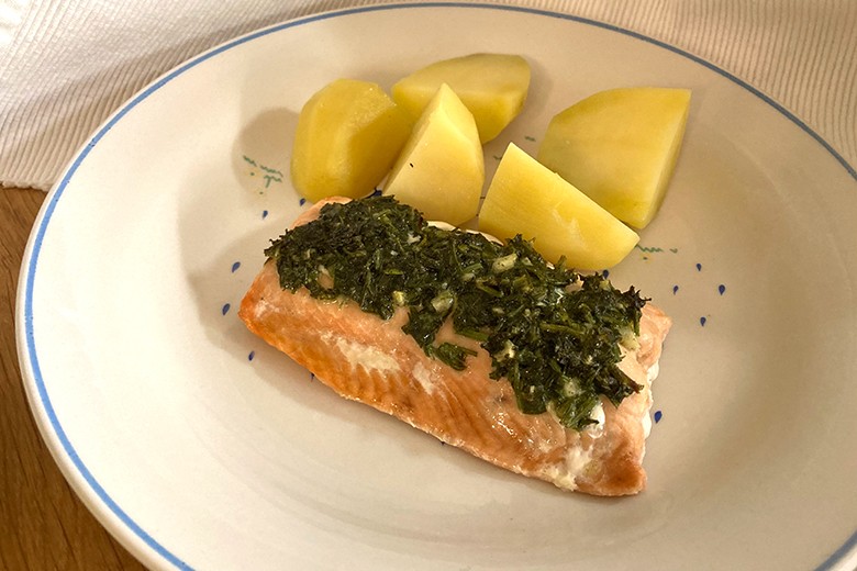 Kräuterlachs