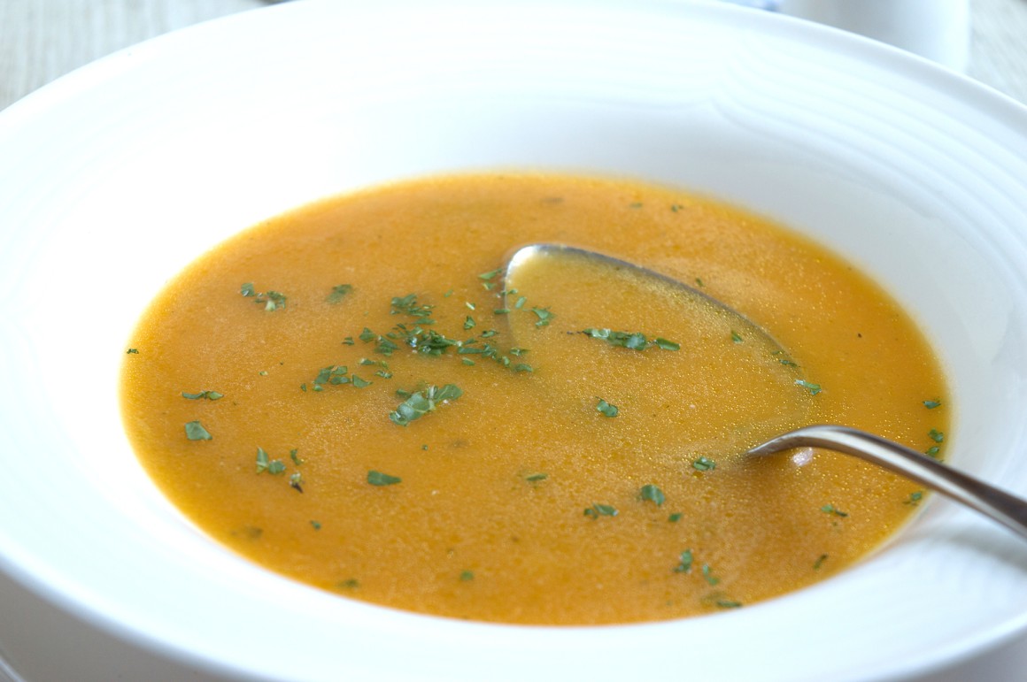 Vegane Kürbissuppe