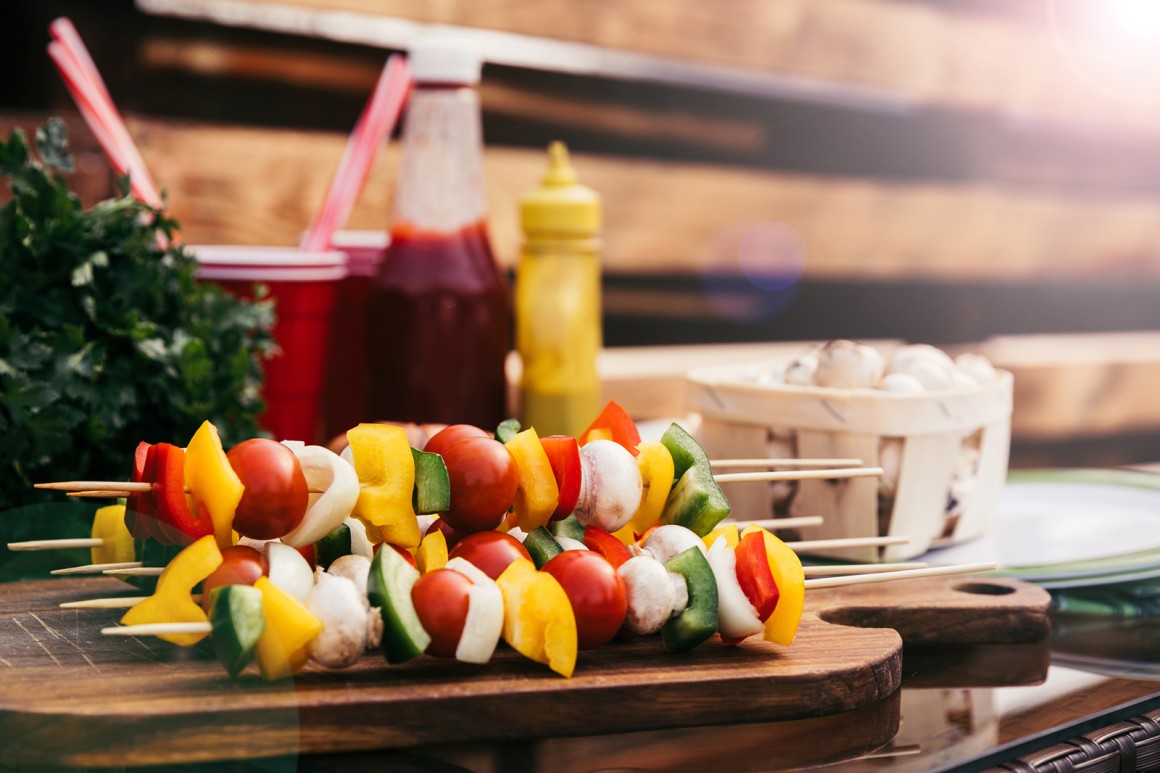 Gemüsespieße vom Grill