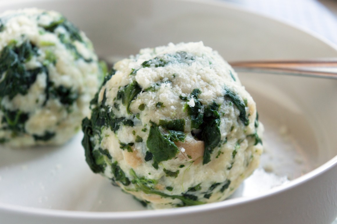 Spinatknödel ohne Ei