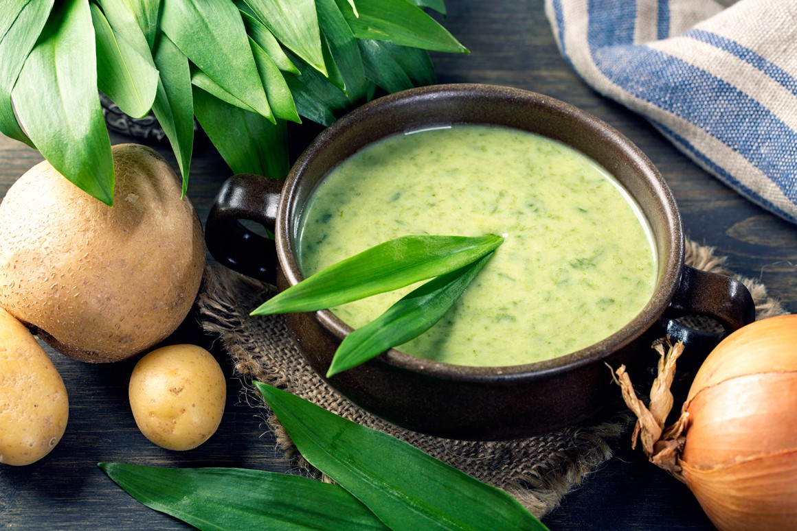 Bärlauchsuppe ohne Sahne