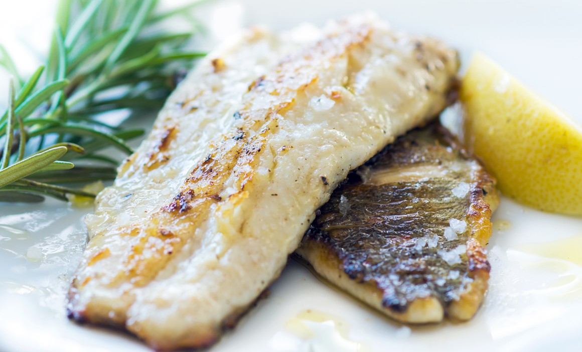 Gegrilltes Zanderfilet