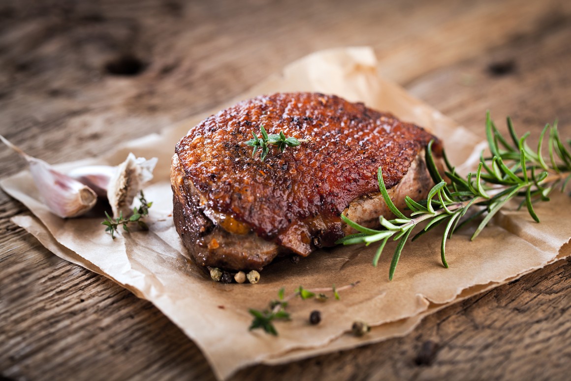 Gegrillte Entenbrust