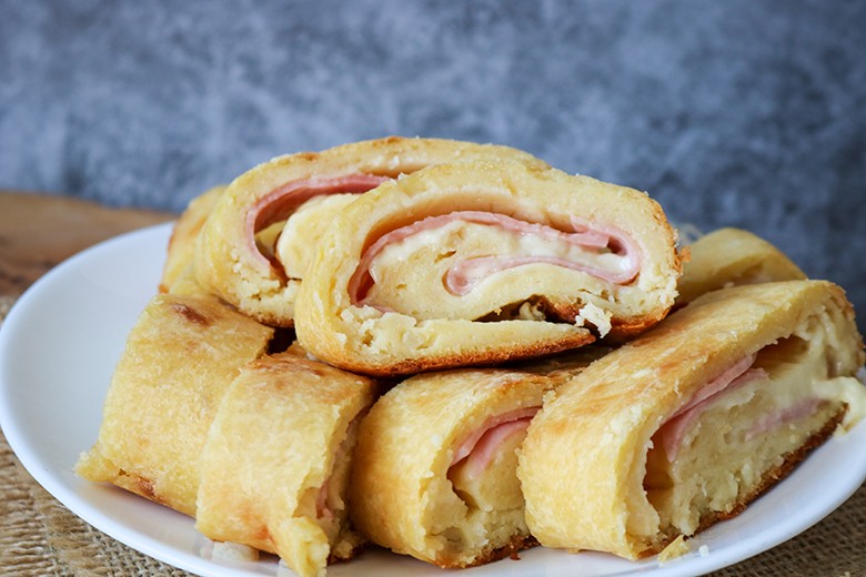Gefüllte Kartoffelrolle