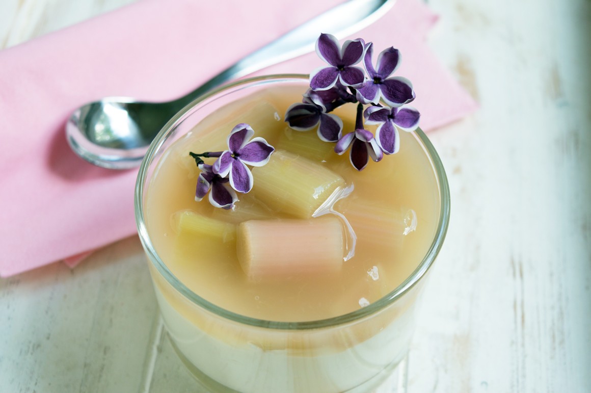Joghurt mit Rhabarberkompott