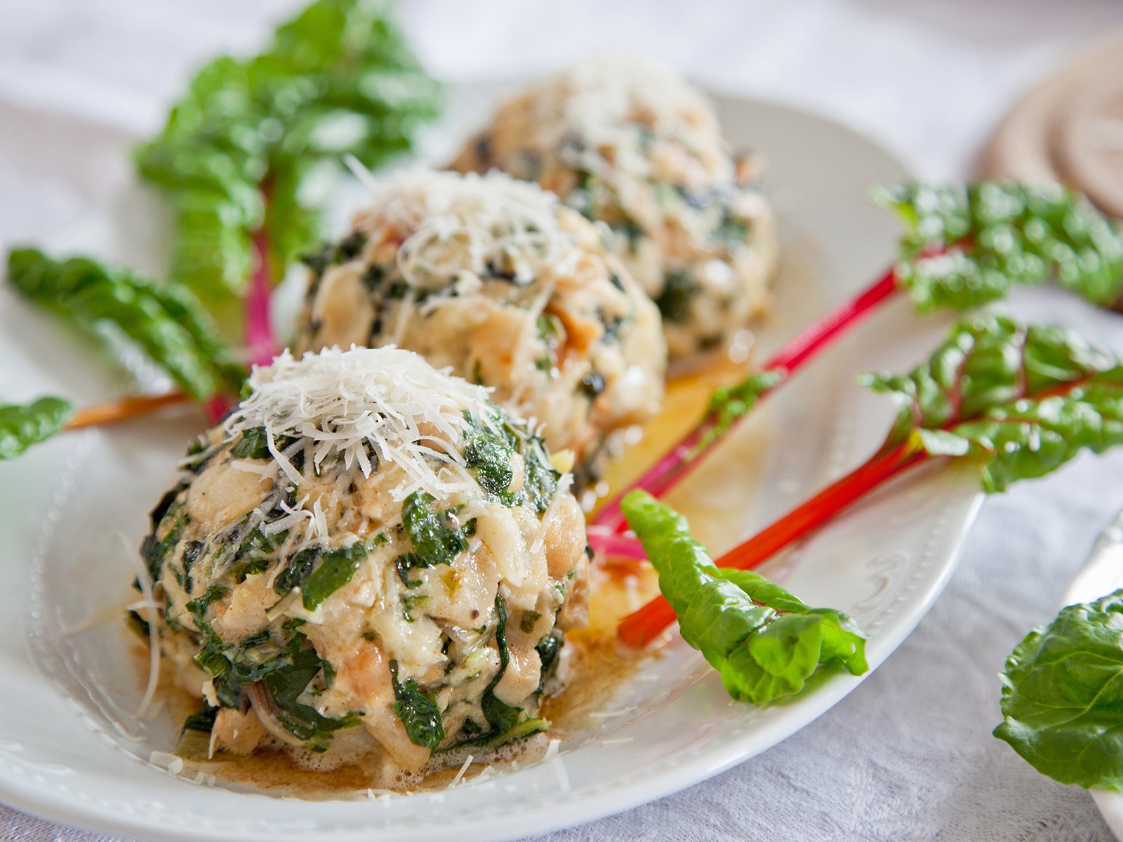 Mangold-Knödel - Rezept