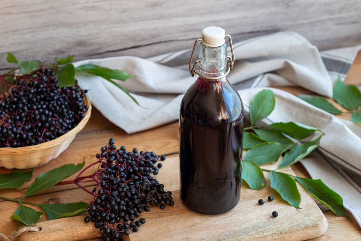 Einfacher Holundersirup - Rezept