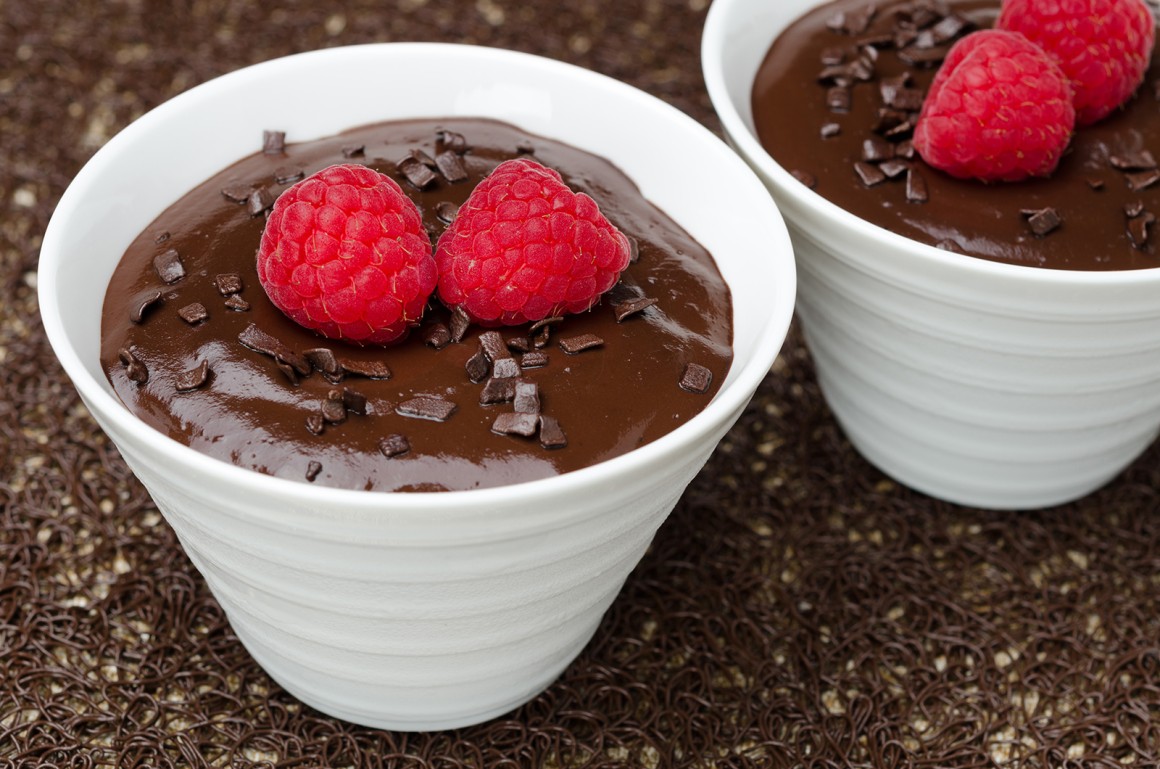 Veganes Schokoladendessert