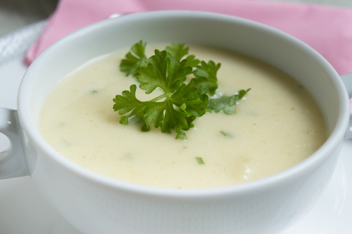 Kartoffelsuppe mit Kokos