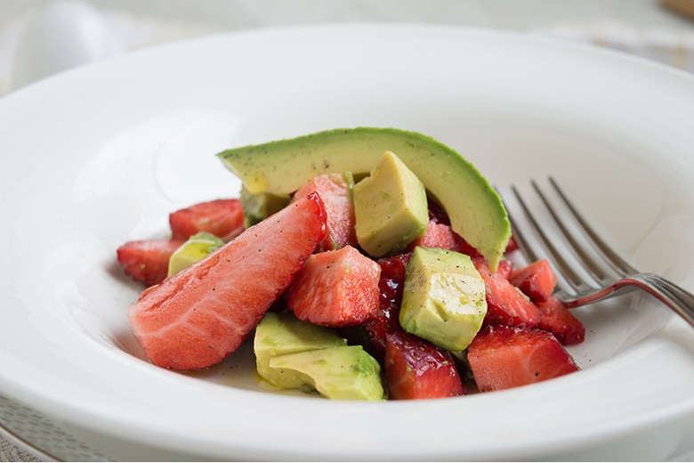 Avocado-Erdbeer Starter