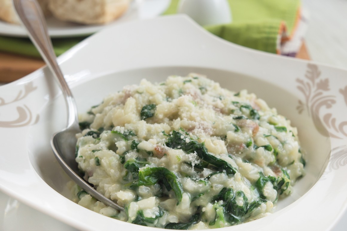 Spinat Risotto