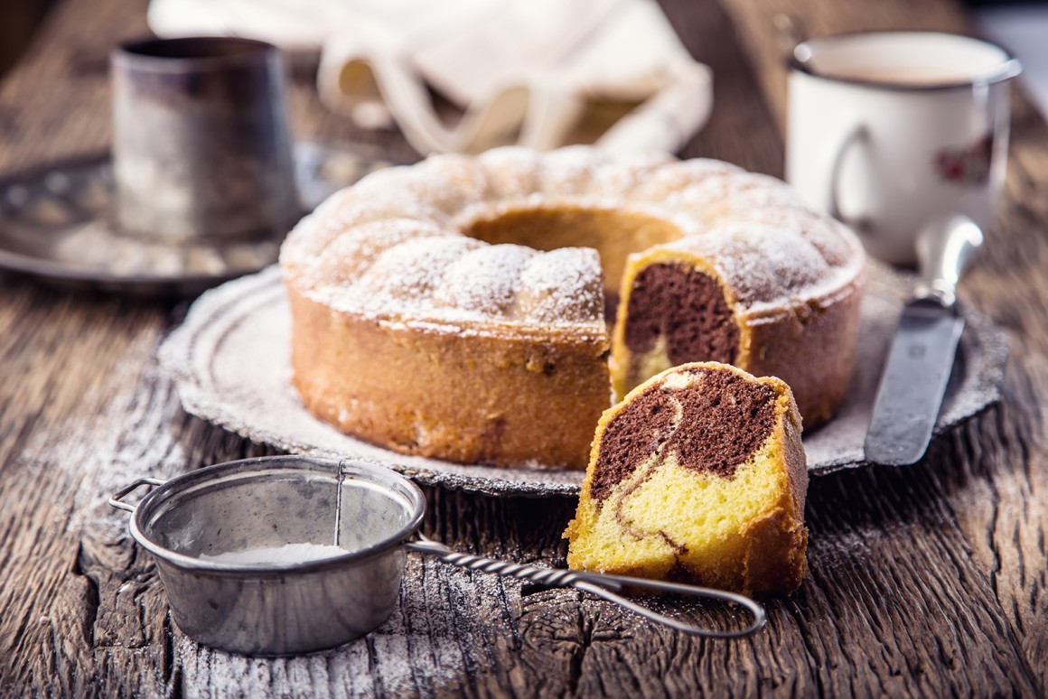 Marmorkuchen mit Öl