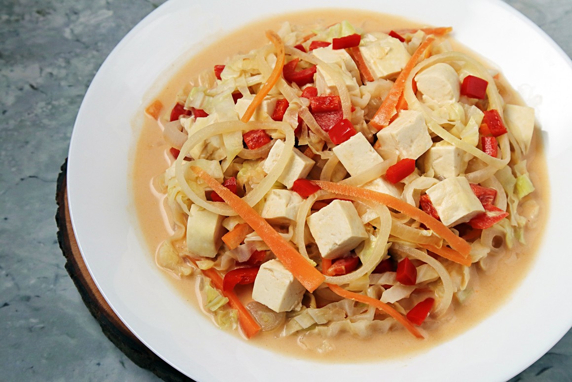 Chinakohl-Kokos-Curry