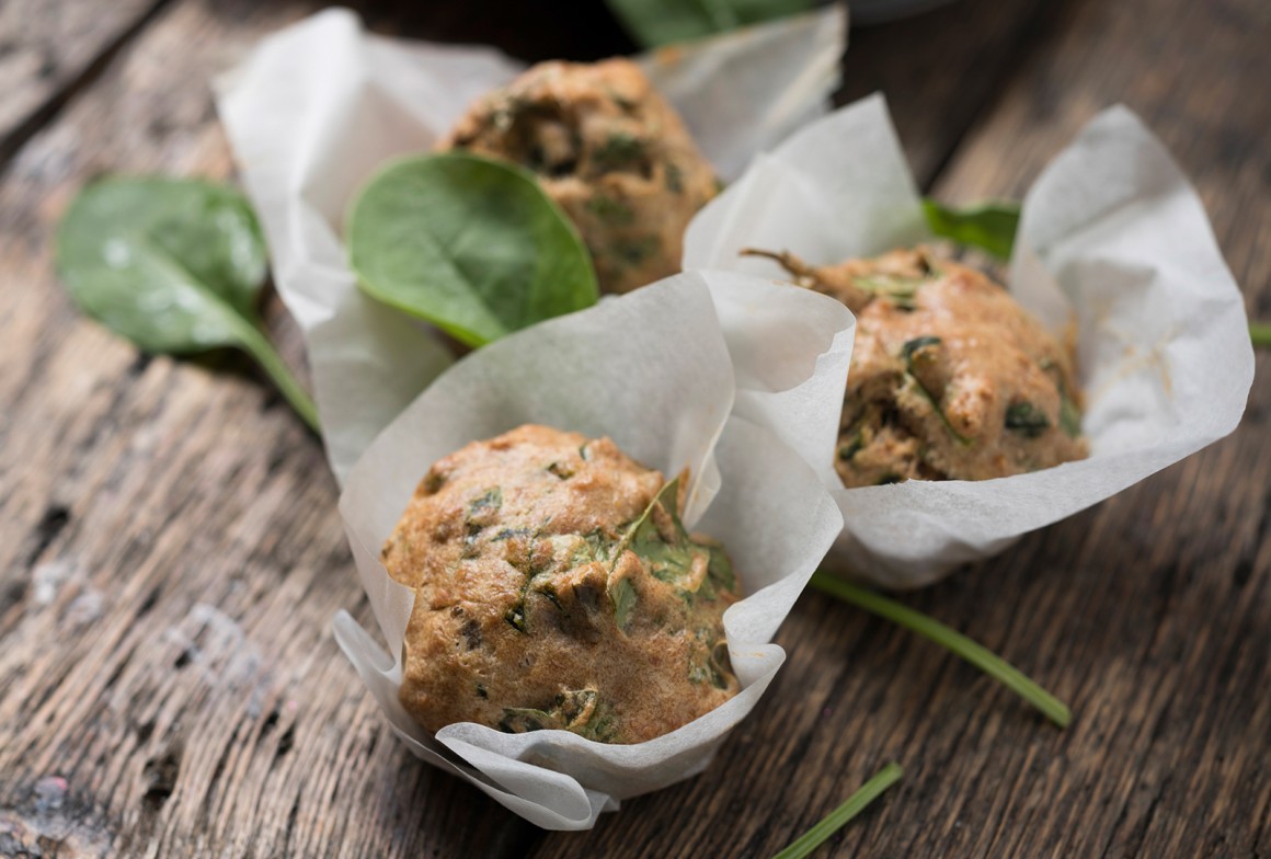 Spinat-Muffins