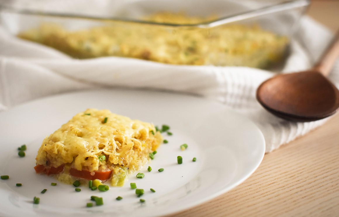 Quinoa-Auflauf mit Gemüse