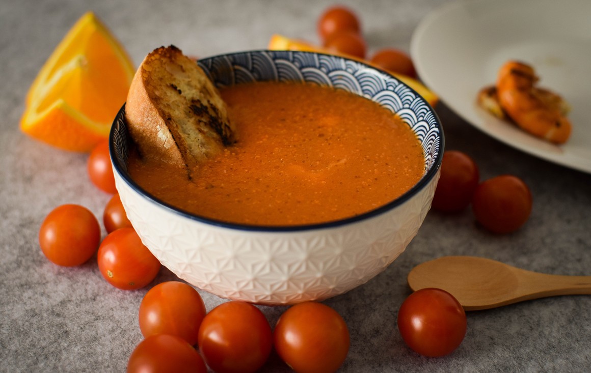 Exotische Tomatensuppe - Rezept