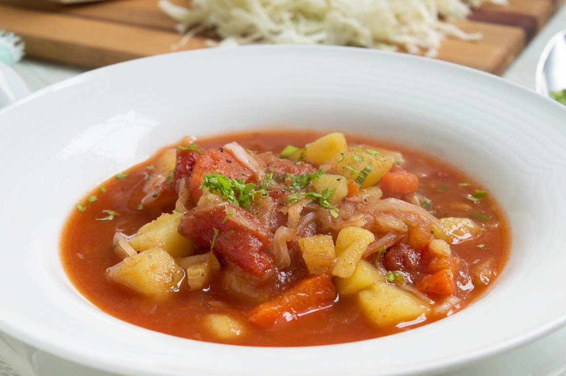 Kohlsuppe für Diät - Rezept