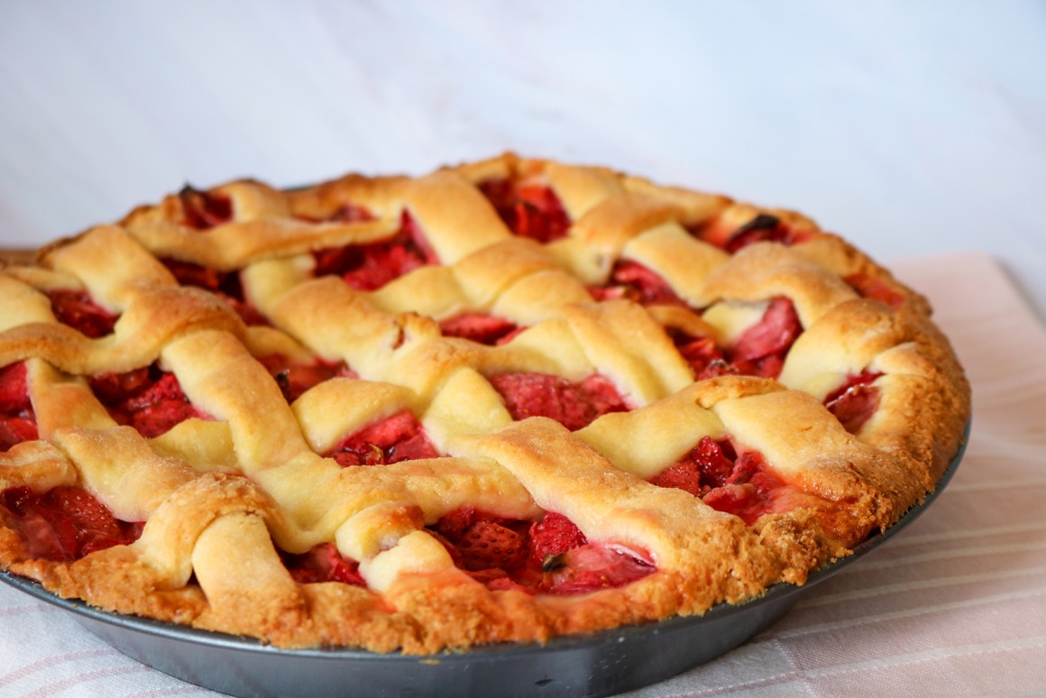 Erdbeerkuchen